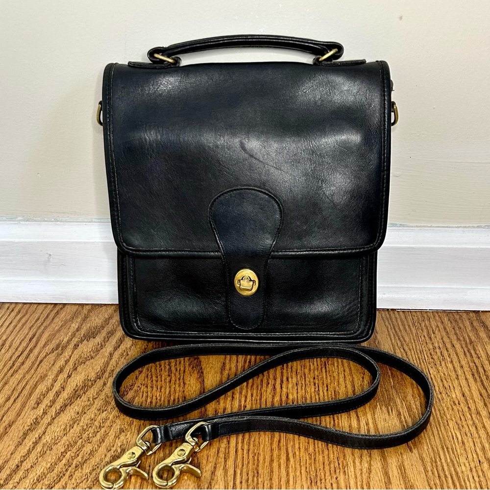 FINAL DISCOUNT* Coach Vintage Top Handle Leather Station Bag - Picture 8 of 13